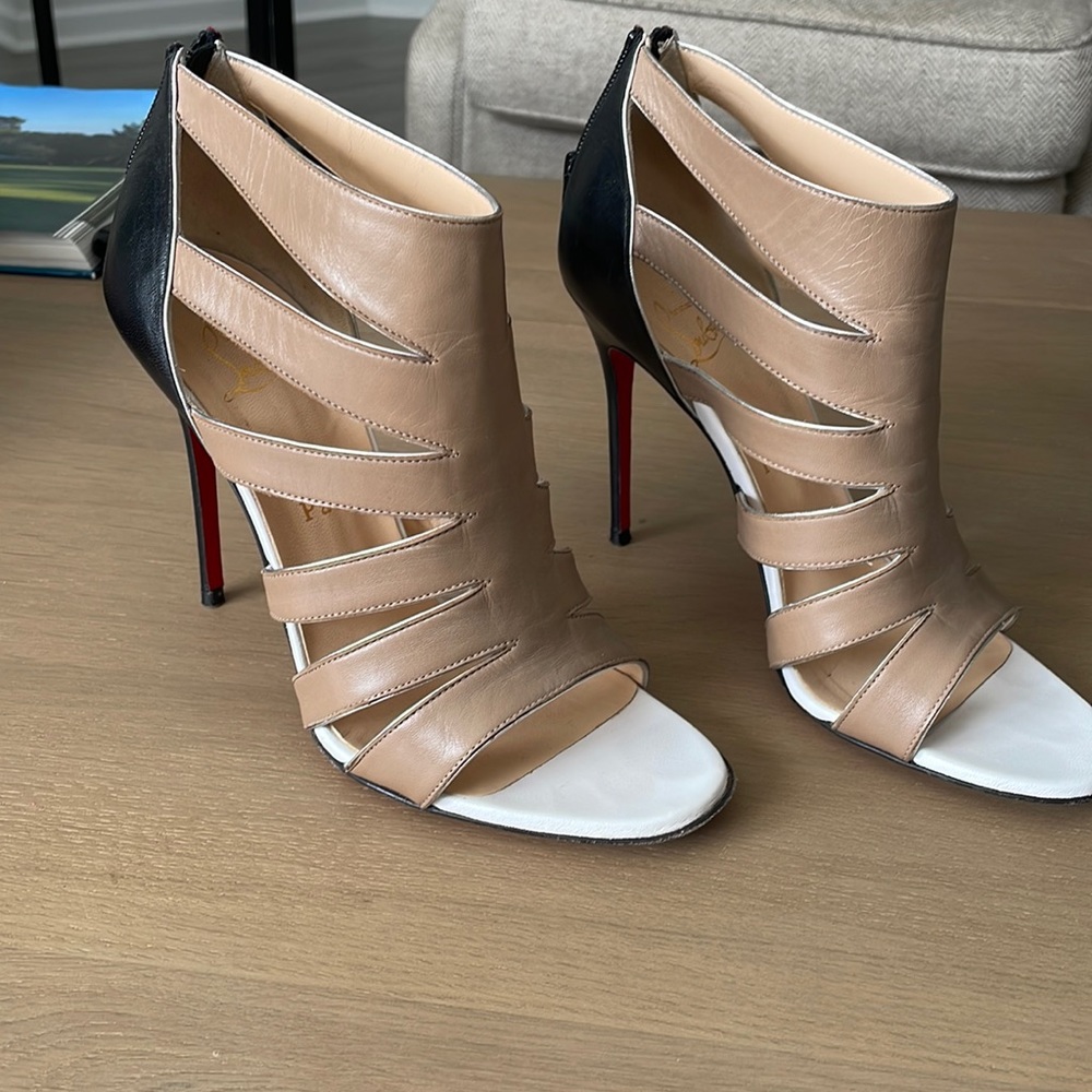 Christian Louboutin size 38.5 like new worn twice